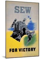 Sew for Victory-null-Mounted Giclee Print