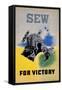 Sew for Victory-null-Framed Stretched Canvas