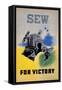 Sew for Victory-null-Framed Stretched Canvas