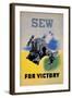 Sew for Victory-null-Framed Giclee Print