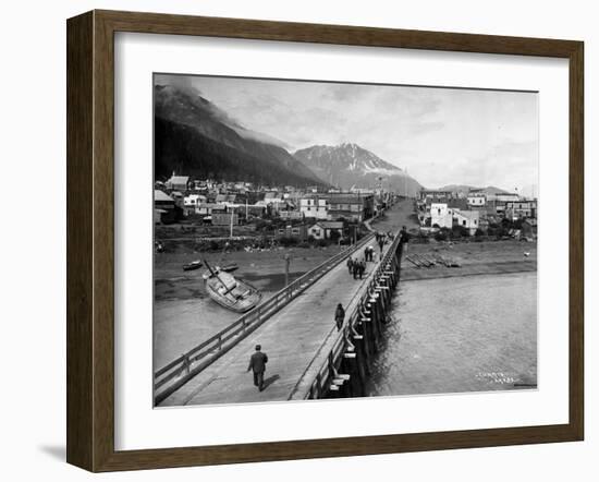 Seward, AK, 1913-Asahel Curtis-Framed Giclee Print