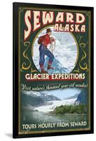 Seward, Alaska - Glacier Tours-Lantern Press-Framed Art Print