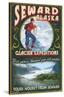Seward, Alaska - Glacier Tours-Lantern Press-Stretched Canvas