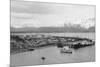 Seward, Alaska View of Town and Ships in Harbor Photograph - Seward, AK-Lantern Press-Mounted Premium Giclee Print