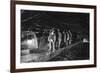 Sewer Cleaners in the Main Sewer, Paris, 1931-Ernest Flammarion-Framed Giclee Print