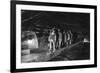 Sewer Cleaners in the Main Sewer, Paris, 1931-Ernest Flammarion-Framed Giclee Print