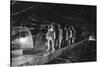 Sewer Cleaners in the Main Sewer, Paris, 1931-Ernest Flammarion-Stretched Canvas