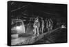 Sewer Cleaners in the Main Sewer, Paris, 1931-Ernest Flammarion-Framed Stretched Canvas