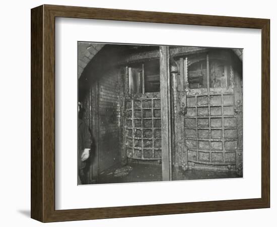 Sewer Sluice Gates, London, 1939-null-Framed Photographic Print