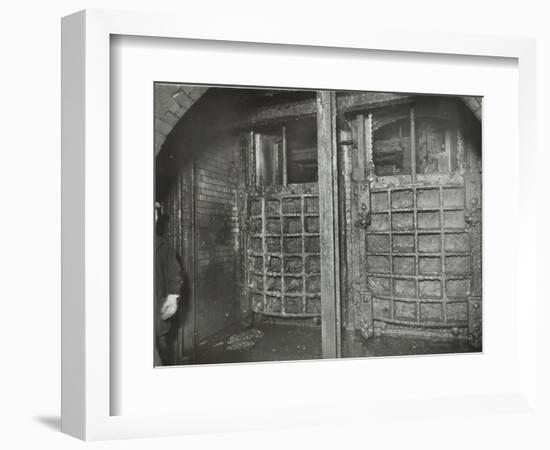 Sewer Sluice Gates, London, 1939-null-Framed Photographic Print