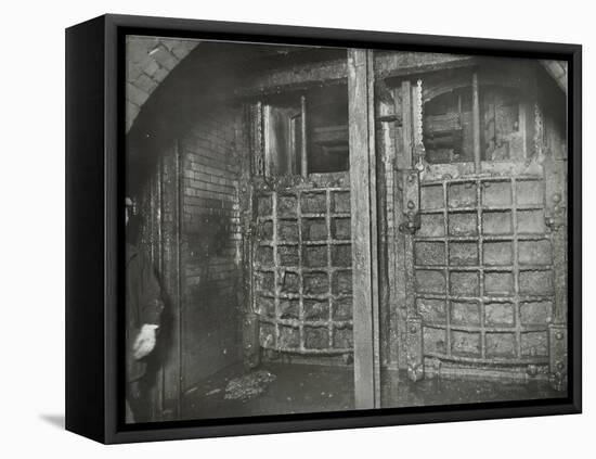 Sewer Sluice Gates, London, 1939-null-Framed Stretched Canvas