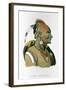 Sewessissing, Chief of the Iowa Indians (North American Plains Indian), 1837-null-Framed Giclee Print