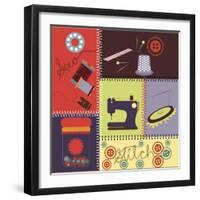 Sewing 07-Asmaa’ Murad-Framed Giclee Print