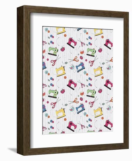 Sewing 1-Fiona Stokes-Gilbert-Framed Giclee Print