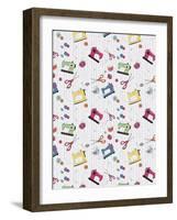 Sewing 1-Fiona Stokes-Gilbert-Framed Giclee Print