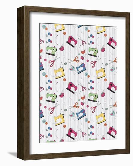 Sewing 1-Fiona Stokes-Gilbert-Framed Giclee Print