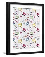 Sewing 1-Fiona Stokes-Gilbert-Framed Giclee Print