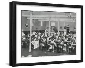 Sewing Class, Darenth Training Colony, Kent-Peter Higginbotham-Framed Photographic Print