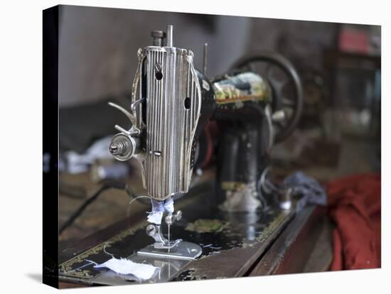 Sewing Machine in Amritsar, Punjab, India-David H. Wells-Stretched Canvas