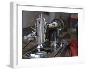 Sewing Machine in Amritsar, Punjab, India-David H. Wells-Framed Photographic Print