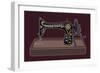 Sewing Machine in Purple-Ikuko Kowada-Framed Giclee Print