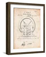 Sewing Machine Patent 1846-Cole Borders-Framed Art Print