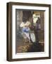 Sewing of Nets, 1901-Joaquín Sorolla y Bastida-Framed Premium Giclee Print