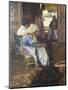 Sewing of Nets, 1901-Joaquín Sorolla y Bastida-Mounted Premium Giclee Print