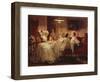 Sewing of the Dowry, 1866-Vasily Maximov-Framed Giclee Print