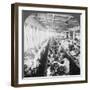 Sewing Room in a Large Shoe Factory, Syracuse, New York, USA, Early 20th Century-null-Framed Premium Photographic Print