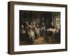 Sewing School at Katwijk-Jozef Israels-Framed Giclee Print