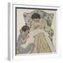 Sewing-Jessie Willcox-Smith-Framed Premium Giclee Print