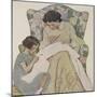 Sewing-Jessie Willcox-Smith-Mounted Premium Giclee Print