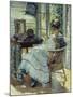 Sewing-Richard Edward Miller-Mounted Giclee Print