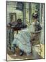 Sewing-Richard Edward Miller-Mounted Giclee Print