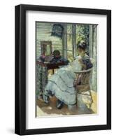 Sewing-Richard Edward Miller-Framed Giclee Print