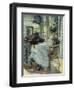 Sewing-Richard Edward Miller-Framed Giclee Print