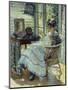 Sewing-Richard Edward Miller-Mounted Giclee Print