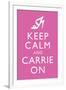 Sex and the City 2 Movie (Keep Calm and Carrie On)-null-Framed Art Print