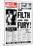 Sex Pistols- Daily Mirror Front Cover-null-Mounted Poster