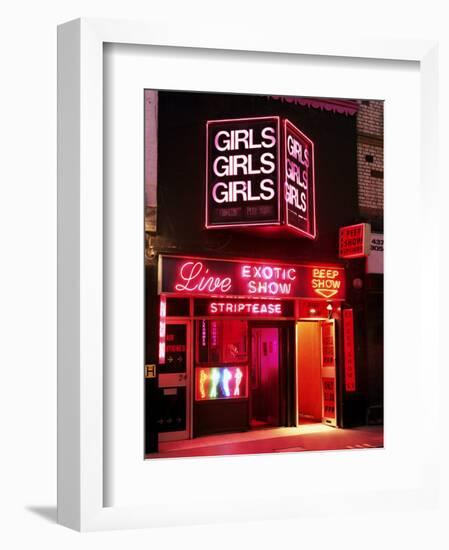 Sex Shop, Soho, London, England, United Kingdom-Mark Mawson-Framed Photographic Print