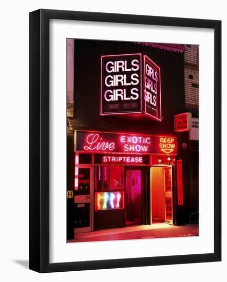 Sex Shop, Soho, London, England, United Kingdom-Mark Mawson-Framed Photographic Print