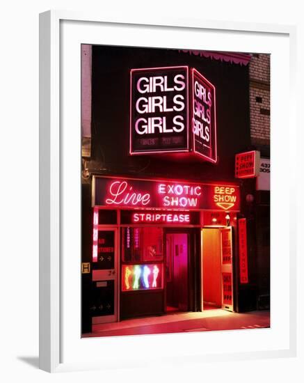 Sex Shop, Soho, London, England, United Kingdom-Mark Mawson-Framed Photographic Print