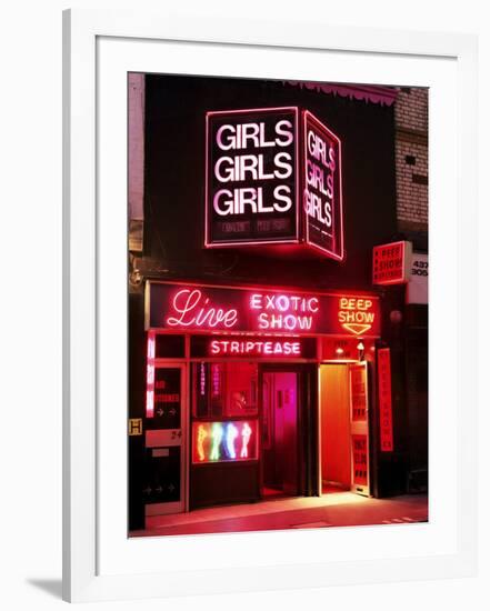 Sex Shop, Soho, London, England, United Kingdom-Mark Mawson-Framed Photographic Print