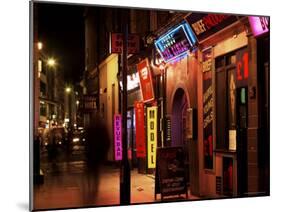 Sex Shops, Soho, London, England, United Kingdom-Mark Mawson-Mounted Photographic Print