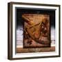 Sextant and Overlaying Compass-Colin Anderson-Framed Photographic Print