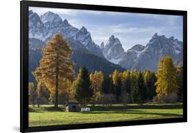 Sextner Dolomites, Dolomiti Di Sesto, the Dolomites During Autumn. Italy-Martin Zwick-Framed Photographic Print