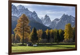 Sextner Dolomites, Dolomiti Di Sesto, the Dolomites During Autumn. Italy-Martin Zwick-Framed Premium Photographic Print