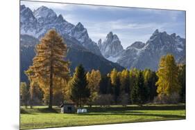 Sextner Dolomites, Dolomiti Di Sesto, the Dolomites During Autumn. Italy-Martin Zwick-Mounted Premium Photographic Print
