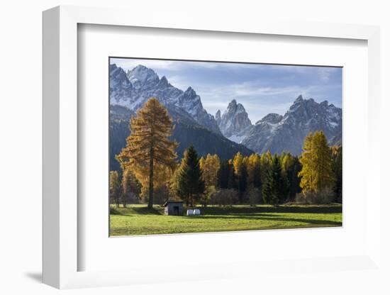 Sextner Dolomites, Dolomiti Di Sesto, the Dolomites During Autumn. Italy-Martin Zwick-Framed Photographic Print